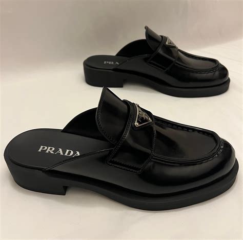 mules prada|Prada mules for sale.